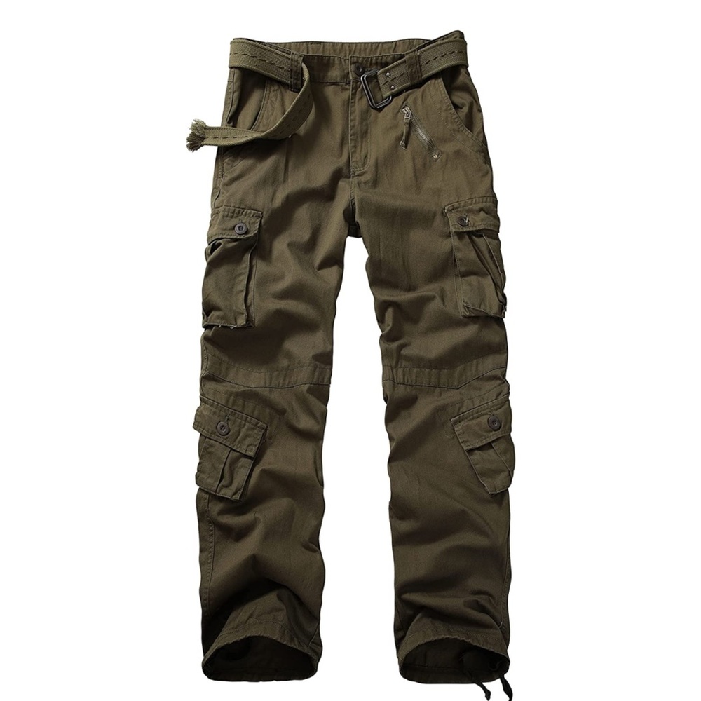 Olive Green Cargo Pants